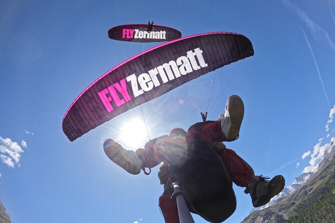 20 to 25 Minute Tandem Paragliding in Zermatt and Matterhorn View - Tandem paragliding from 3,000 meters, and the 20 to 25 minutes you will feel