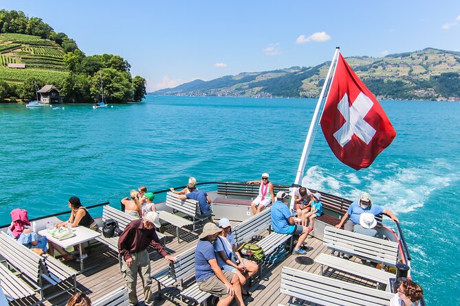 Attraction Ticket: Day Pass for Lake Thun & Brienz Boat Cruises - Thunersee day planning: Interlaken West to Thun in real time