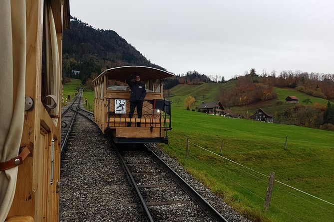 Cabrio Cable Car to Stanserhorn Half-Day Trip from Luzern - The Stanserhornbahn ascent: a classic funicular feel