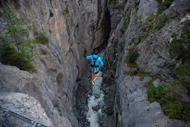 Canyon Swing with OUTDOOR - Views of the Alps: your reward for going through it