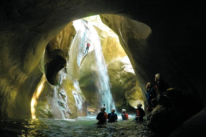 Canyoning Chli Schliere with OUTDOOR (Advanced) - Inside Chli Schliere: jumps, plunge pools, and chute slides