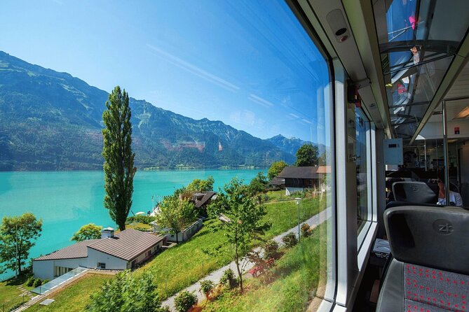 Exclusive Panoramic Train Journey though the Heart of Swiss - Lauterbrunnen Waterfall Valley: Staubach Falls as the Big Moment