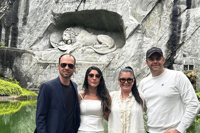 Exclusive Panoramic Train Journey though the Heart of Swiss - Lucerne in One Shot: Chapel Bridge, Lion Monument, and a Quick Orientation