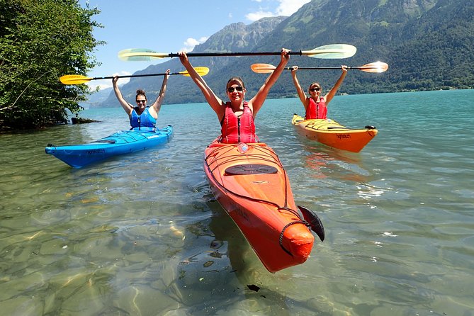 Kayak Tour of the Turquoise Lake Brienz - Lake Brienz on a Kayak: the easiest way to see Interlaken up close