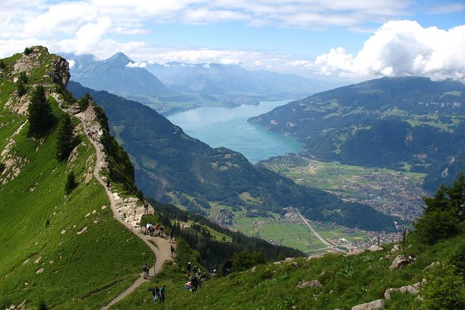 (KTL361) - Interlaken day trip by bus from Lausanne - Harder Kulm Terrace: The Panorama Stop That Costs Extra