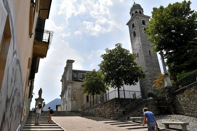 Lugano & Morcote, Lake Lugano, private guided tour, from Lugano - Captain’s Tower lakeside time and how the route keeps moving