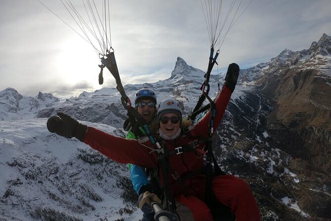 Matterhorn Paragliding flight in Zermatt (20-25min) - Safety and nerves: tandem flying with pilots like Alan and Chris