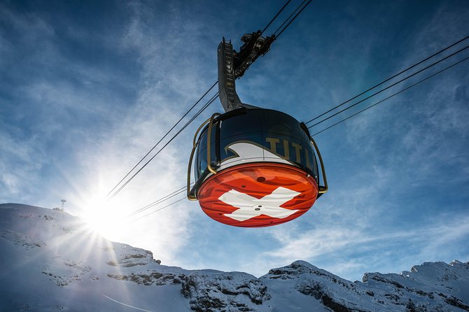 Mt Titlis Cable Car from Engelberg with Ice Flyer - Titlis Cliff Walk: The Suspension Bridge at 3,041 m