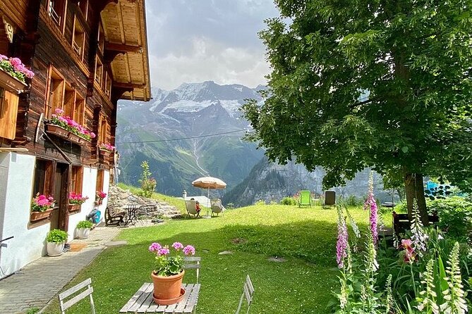 Private Day Tour to Lauterbrunnen Interlaken Murren from Lucerne - Gimmelwald walk and outdoor raclette lunch