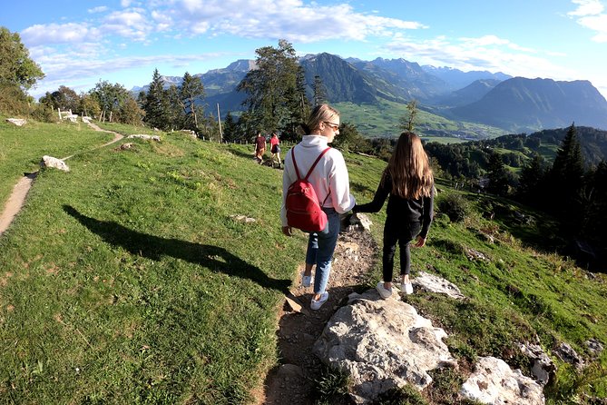 Private Guided Day Trip to Pilatus - Riding the cogwheel railway down, 48% grade thrills