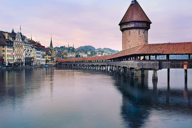 Private Lucern Trip from Zurich 4-hours - Chapel Bridge And Water Tower: Best Lucerne Photos In Short Time