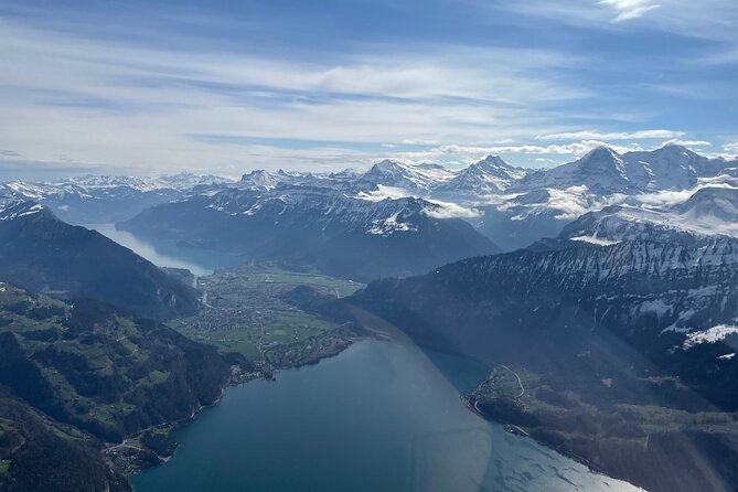 Private Swiss Alps helicopter tour over snow covered mountain peaks and glaciers - Eiger North Face: The Steep Wall Effect You Cannot Recreate