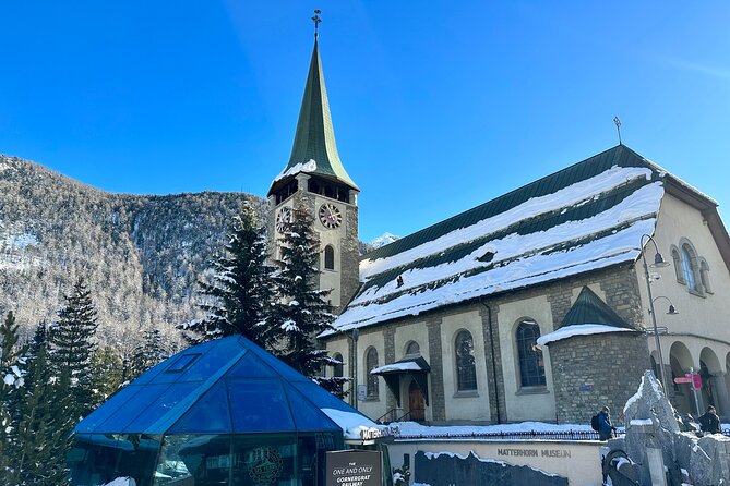 Private Tour to Zermatt Village and Matterhorn Glacier Paradise - Glacier Palace: Complimentary Cinema, Dining Time, and Ice-Cave Magic