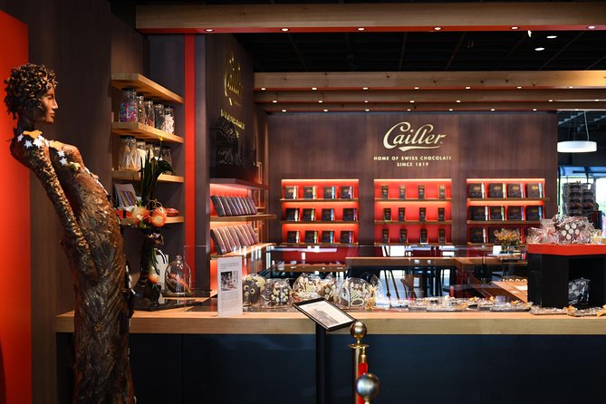 Private Trip from Geneva to Gruyeres: Cheese & Chocolate Tasting - Stop 1 at Maison Cailler in Broc: chocolate history, tastings, and making your own