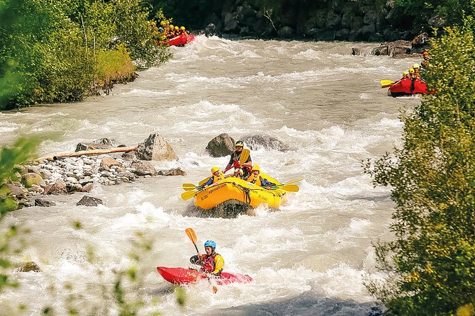 River Rafting Lütschine in Bernese Oberland - The “two-part” feel of the rapids, not one endless churn