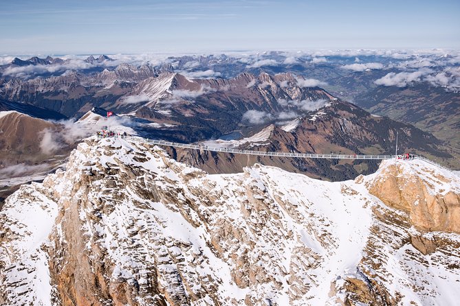 Riviera Col du Pillon & Glacier 3000 from Montreux - Glacier 3000 in About Three Hours: Cable Car Up, Snow All Year