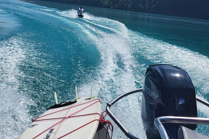 Wakeboarding Lake Zurich - afternoon ! - More Than Wakeboarding: Tow Surfing, Kneeboarding, and Tubing
