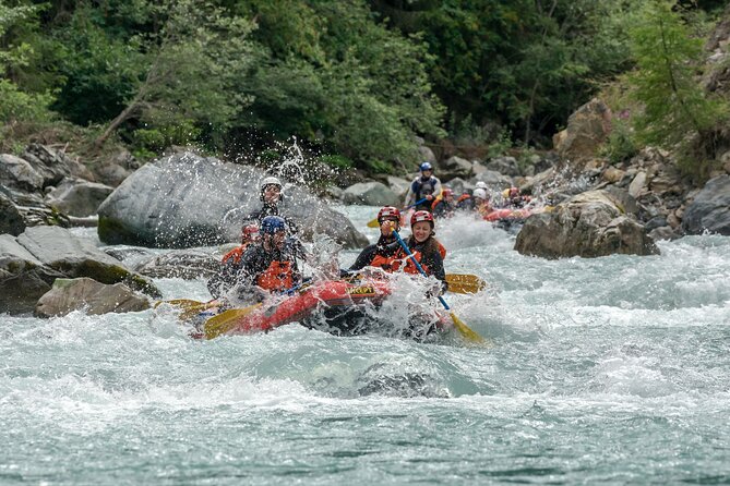 Whitewater Action Rafting Experience in Engadin - After-rafting comfort: shower, beer, and photos at the base