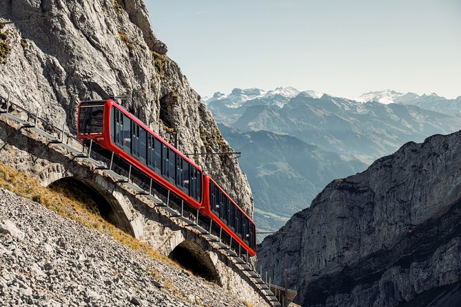 Zurich: Adventure to Pilatus Gold and Silver tour and Lucerne - Silver vs Gold: cable car down only, or steep train plus Lake Lucerne