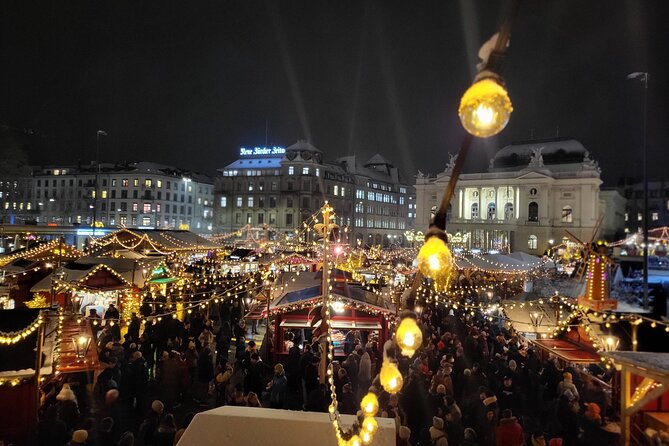 Zurich Christmas Market Tour - Food and drinks: glühwein, fondue, and planning your budget